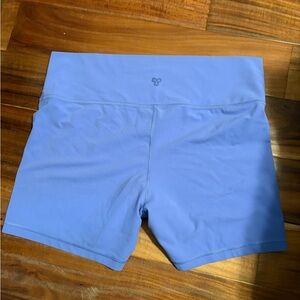 TnAction Aritzia Biker Shorts Blue High Waisted Stretch 2XL